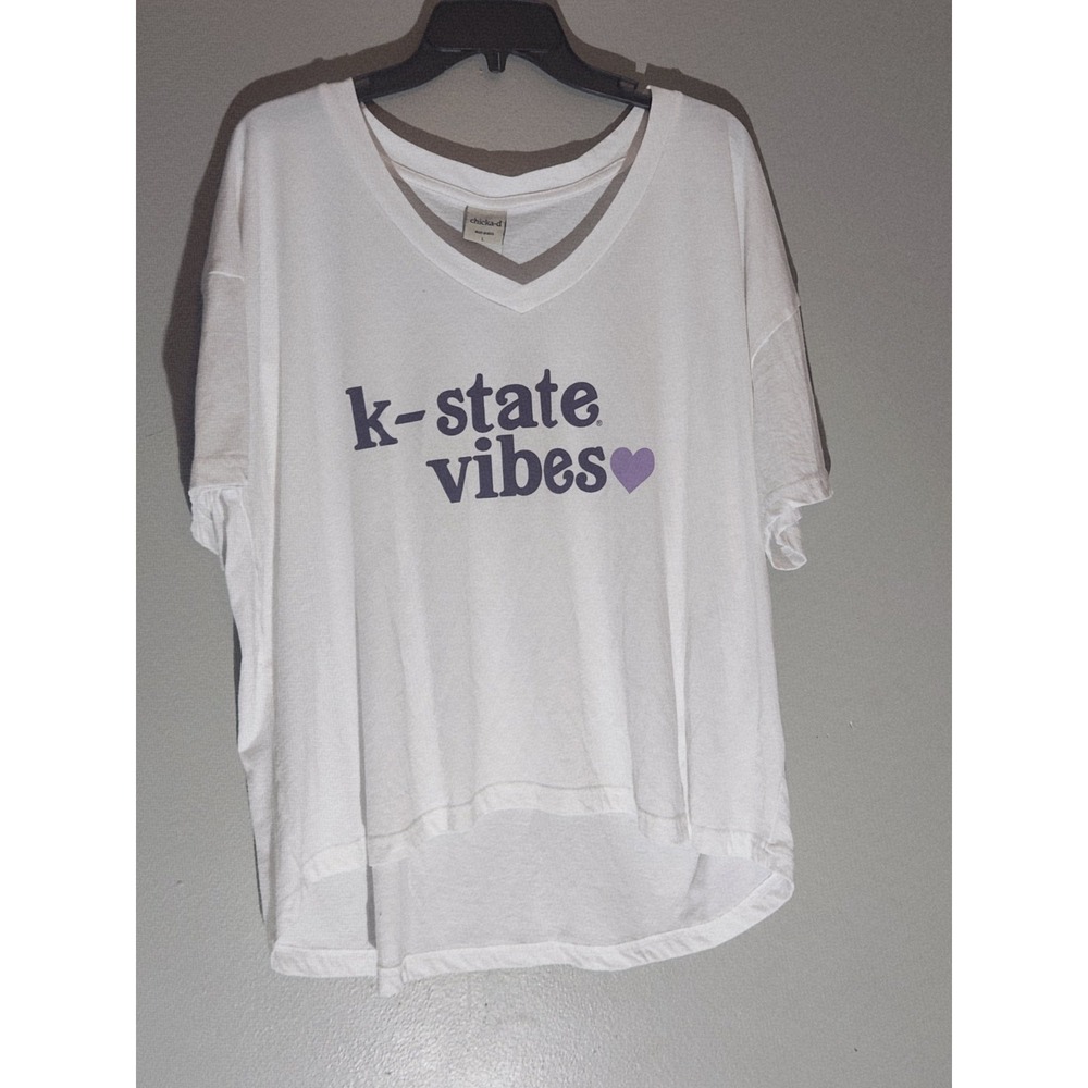 Chicka-d Womens Shirt K-state Size‎ Large